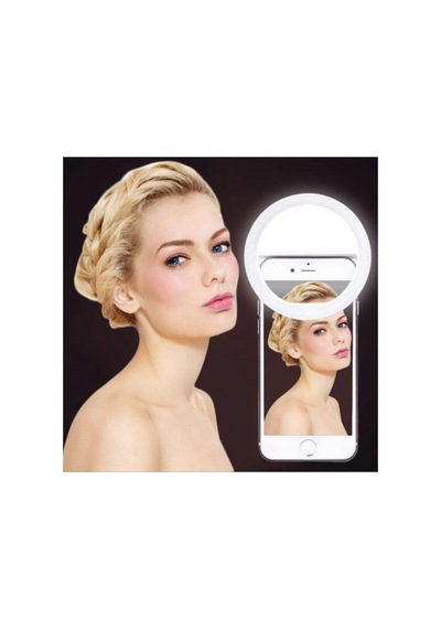 Şarjlı Selfie Işığı Led Ring Flash Light Cep Telefonu Için Taşına