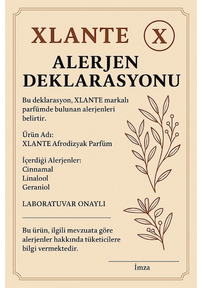 Xlante Afrodziyak Erkek Parfüm EDP 50 ML