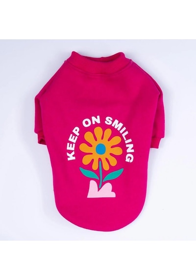 Pawstar Pembe Lahti Polarlı Küçük Irk Köpek Sweatshirtü