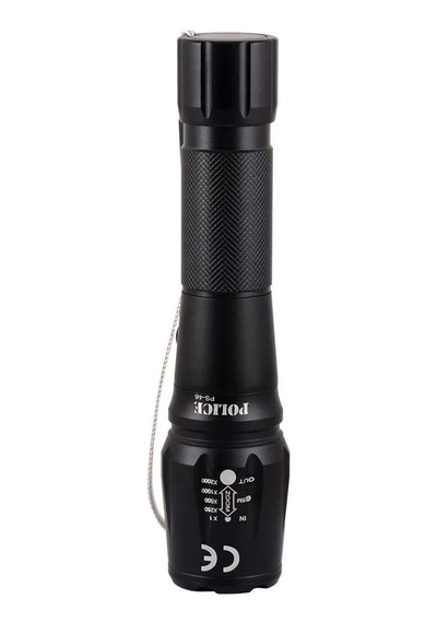 Jenerik Ps-46 6 Led 5 Kademeli Zoomlu Şarjlı El Feneri Çok Renkli