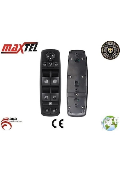Cam Kaldırma Anahtarı Mercedes W169 - W245 Ayna Katlamalı Sıyah 1698206710 1