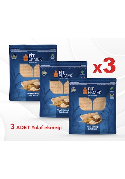 Fit 3lü Kepekli ,3lü Yulafli ,3lü Chia ,3lü Arpa ,3lü Çavdar Ve 3lü Keten Tohumlu Lavaş Ekmeği 300gr