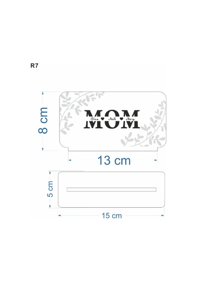 Pleksi Masa Üstü Mom 3 Siyah