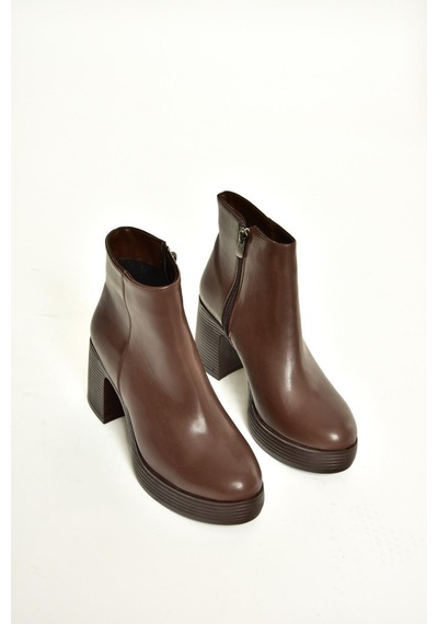 Fox Shoes T820197409 Kahverengi Kalın Topuklu Kadın Bot Kahverengi-suni Deri Kahverengi Fox Shoes T820197409 Kahverengi Kalın Topuklu Kadın Bot Kahverengi-suni Deri Kahverengi