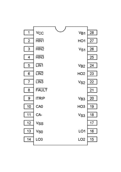 Ir2130 Smd Mosfet Sürücü Entegresi Soic-28