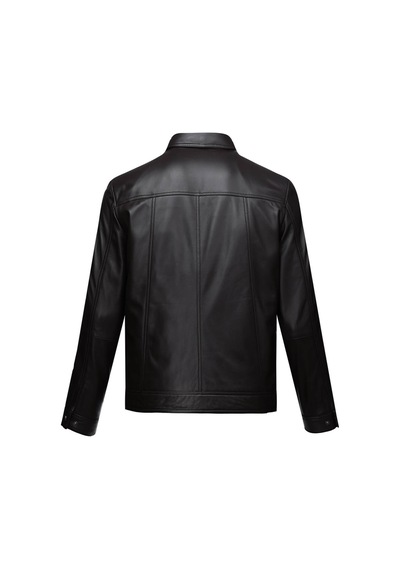 Hatemoğlu Kahverengi Regular Fit Bebe Yaka 100% Hakiki Deri Mont 1993142 Kahverengi