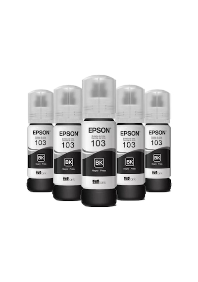 Epson 103 EcoTank L3266 Beşli Siyah Mürekkep Kartuş Seti