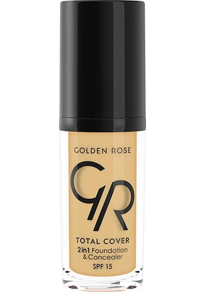 Golden Rose Total Cover Fondöten 23 Medium Yellow Beige 30 ML
