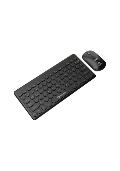 Gravion Km-bt37 Çif Modlu Wireles Bluetooth Klavye Mouse Set Siyah Optik