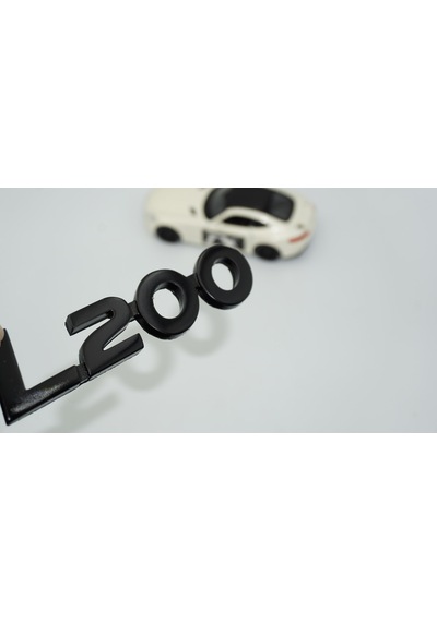 Dk Tuning L200 Bagaj Siyah Yazı Logo Arma Mitsubishi İle Uyumlu
