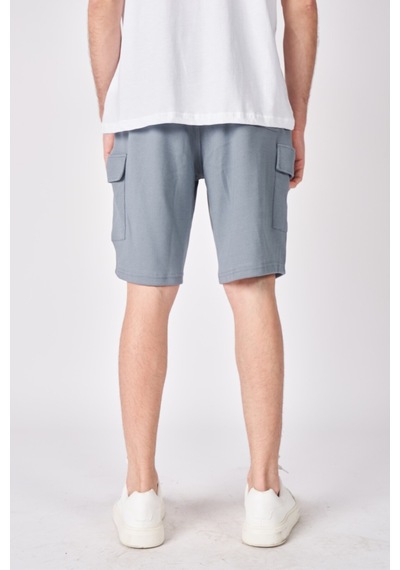 Defys Erkek Pamuk Karışımlı Oversize Bermuda Bazalt Gri - 632231293 Bazalt Gri