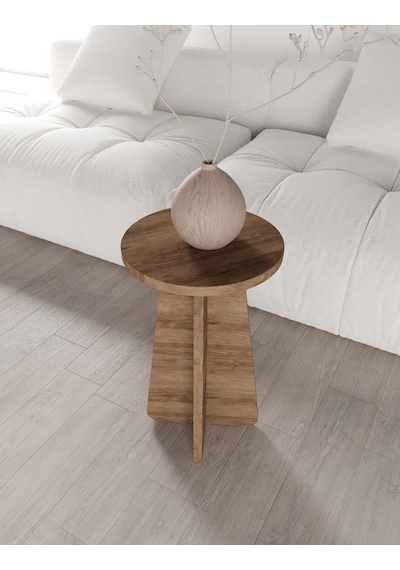 Mush 3lü Zigon Sehpa Ceviz - Tamamı Mdf