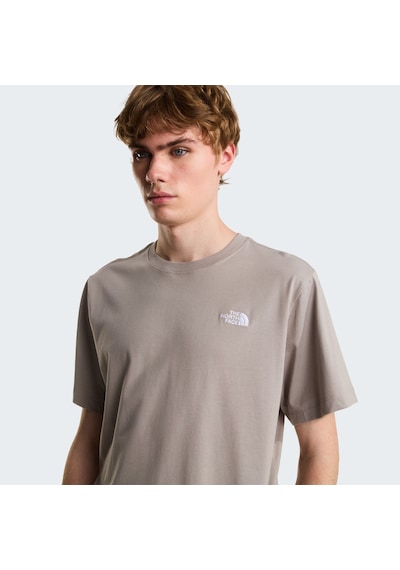 The North Face M Evolution Simple Dome Regular Short Sl Erkek T-shirt-32600 Gri