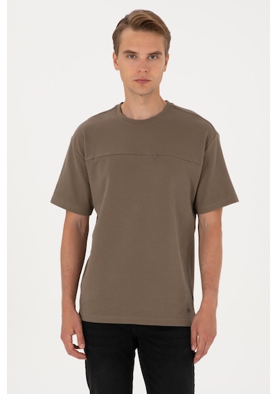 U.S. Polo Assn. Erkek Comfort Fit Vizon Bisiklet Yaka Tişört 50300125-VR052