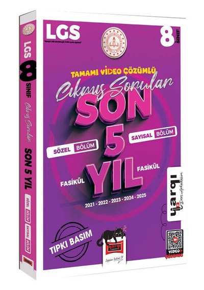 Yargı Ders Arkadaşım 8.sınıf Lgs 2021-2025 Tüm Dersler Fasikül Fasikül Tıpkı Basım Son 5 Yıl Çıkmış Sorular
