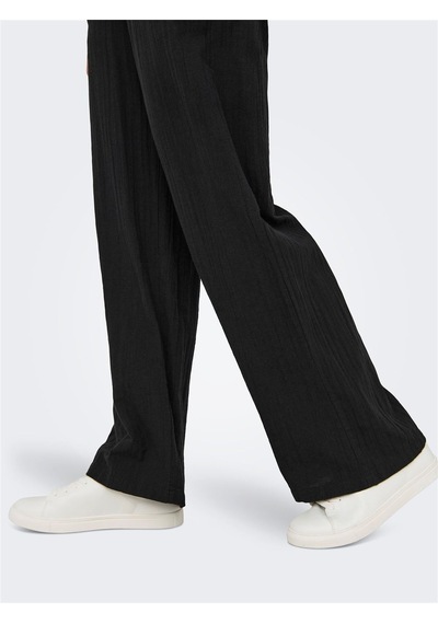 Only Onltızana Cotton Loose Pants Wvn Noos Kadın Siyah Pantolon - 15319090