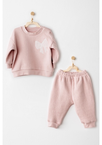 Andywawa Kız Bebek Takım 2 Parça Set Casual Ac26200 Pembe
