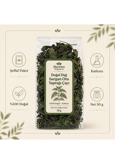 Blacksea Organics Doğal Dağ Isırgan Otu Yaprağı Çayı 50 G