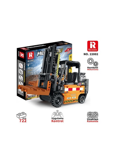 Reobrix Rc Forklift 22002 Brick Yapım Seti