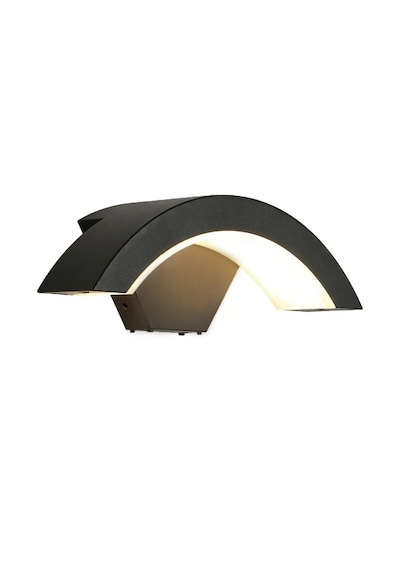 Siyah Led Yarım Ay Aplik Gün Işığı 3200k Gün Işığı