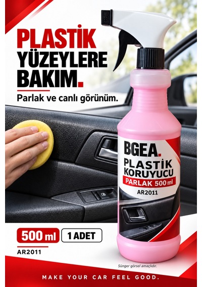 Bgea Plastik Koruyucu Parlak 500 Ml Sprey İç Ve Dış Yüzey Bakımı