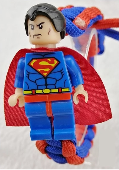 Schulzz Superman Lego Figürlü Lastikli Bileklik Çok Renkli
