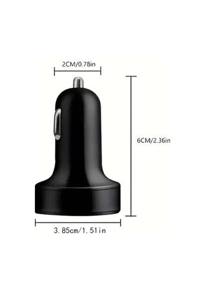6 Portlu Hızlı Araç Şarj 4 Usb + 2 Type-c Çıkışlı Dijital Göstergeli Oto Şarjı