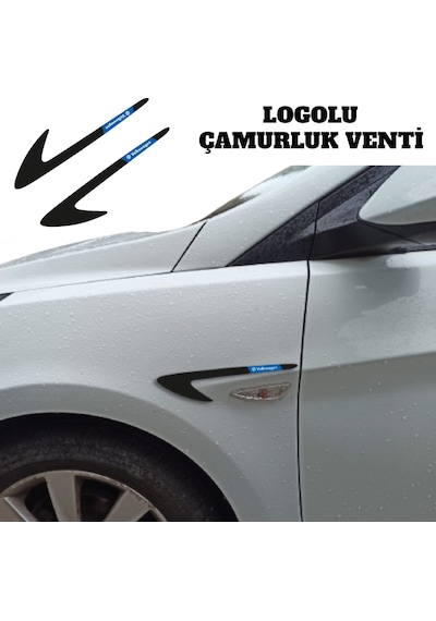 Volkswagen Grubu İle Uyumlu Pleksi Çamurluk Venti Parlak Siyah Sağ - Sol Takım