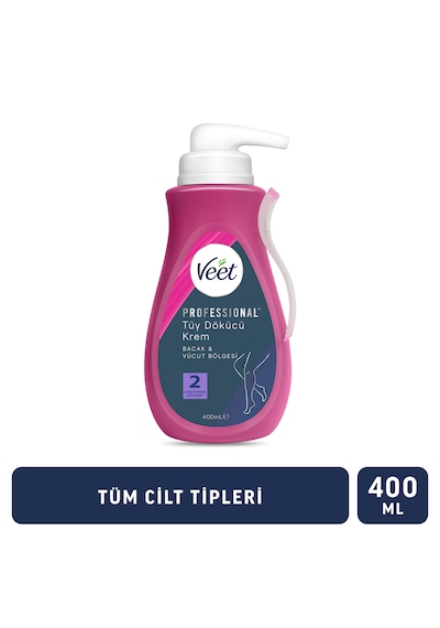 Veet Professional Tüm Ciltler için Tüy Dökücü Krem 400 ML