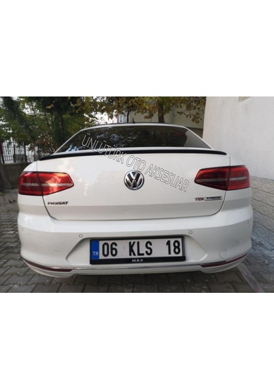 OtoÇizgi Vw Passat B8 Spoiler Bagaj Üstü Spoiler - Spoyler Piano Black OtoÇizgi