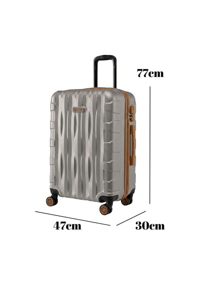 Büyük Boy Valiz + Makyaj Çanta Taş-taba 1167 Taş