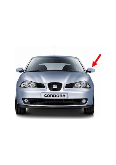 Seat Cordoba 2003-2009 Sol Yan Dış Dikiz Ayna Kapağı 6L0857537