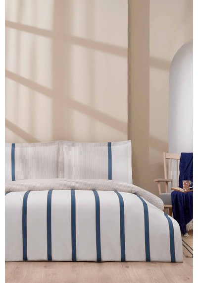 Özdilek Puntada Tek Kişilik Nevresim Takımı Mavi Çok Renkli