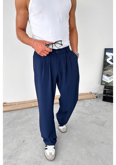 Lacivert Basic Premium Kumaş Pantolon Lacivert