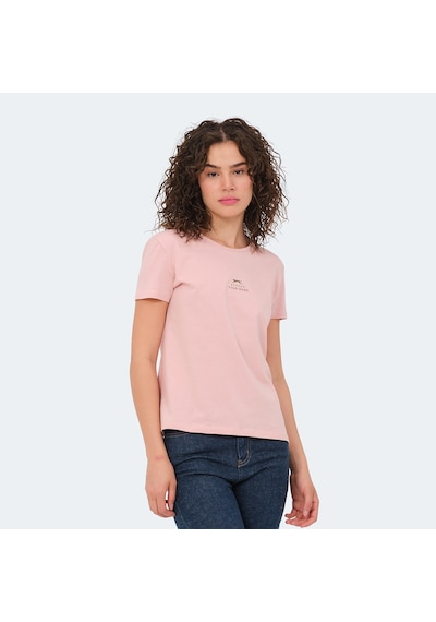 Slazenger VIRAJ Kadın  Fuşya Tişört