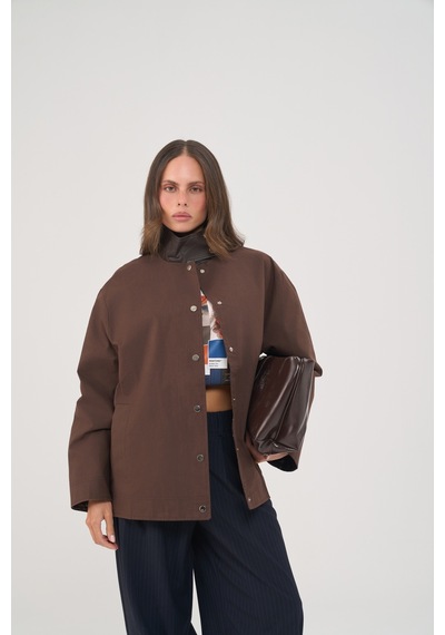 Mai Collection Palermo Önü Kapamalı Kahve Ceket