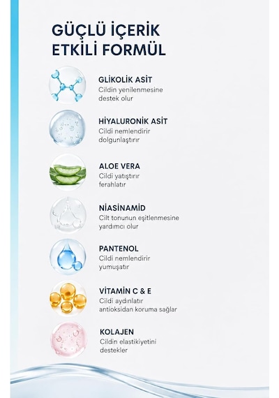Tr Gözenek Sıkılaştırıcı, Sebum Dengeleyici Ve Canlandırıcı Glikolik Asit Tonik 250 Ml