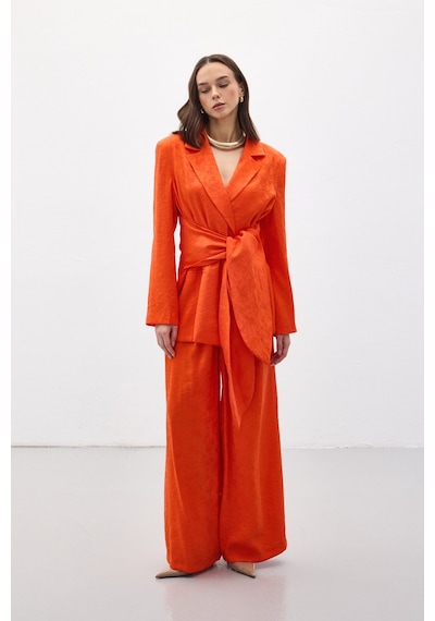 Sateen Freya Pantolon - Oranj-137157 Oranj