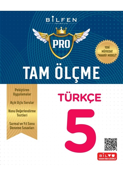 Bilfen 5. Sınıf Türkçe Tam Ölçme Pro Etkinlikli Soru Bankası Yen
