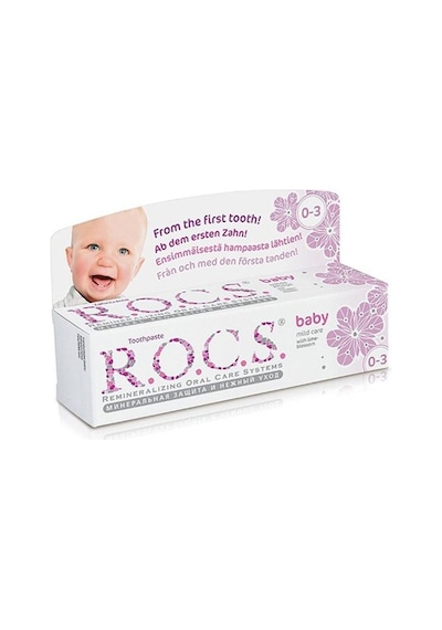 Rocs Baby Ihlamur Özlü Yutulabilir Diş Macunu 35 ML