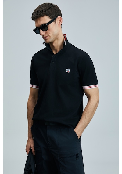 Lufian Eros Smart Erkek Polo Tişört Siyah Siyah 111040204100100 SIYAH