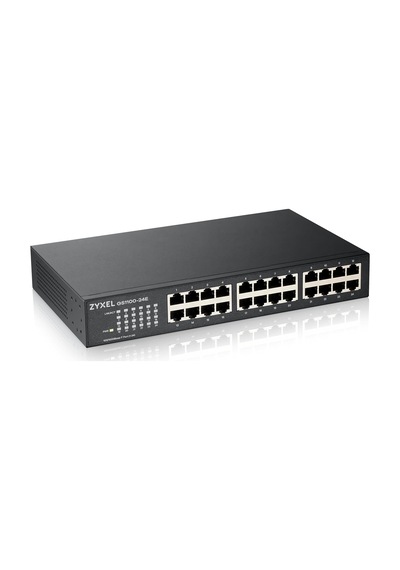 24-port 10/100/1000 Gigabit Ethernet Unmanaged Switch Fansız Tasarım