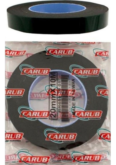 Çift Taraflı Bant 20 Mm X 10 Mt Yeşil-siyah
