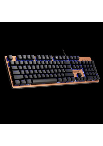 Gamdıas Aura Gk1, Usb Kablolu, İngilizce, Çok Renkli Arka Aydınlatma, Red Mekanik Switch, Bronz Edi