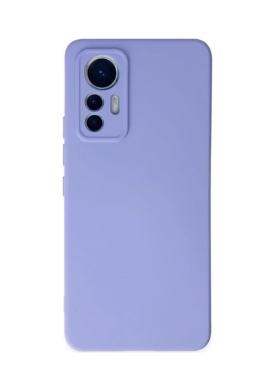 Xiaomi Mi 12 Lite Kılıf Nano İçi Kadife Silikon - Lila 0.2M-Çok Renkli