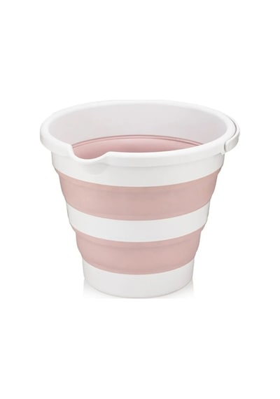 Pratik Katlanabilir Akordiyon Su Kovası 12 Lt Pembe