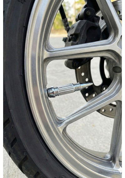 Motosiklet Krom Sibop Kapağı 2 Li Set Kurşun Tasarım Universal Motor Aksesuarı