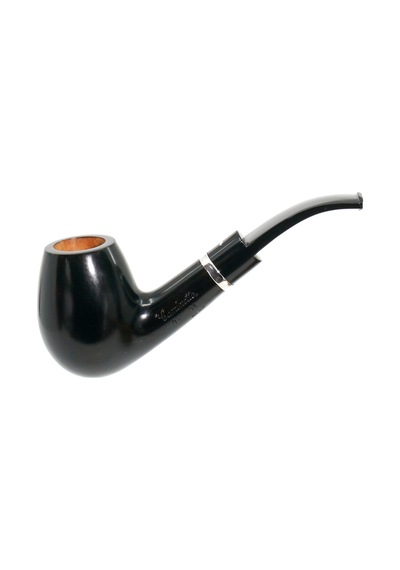 Caminetto Fatta A Mano Nero 0534 9mm. Filtreli Akrilik Saplı Pipo 203641