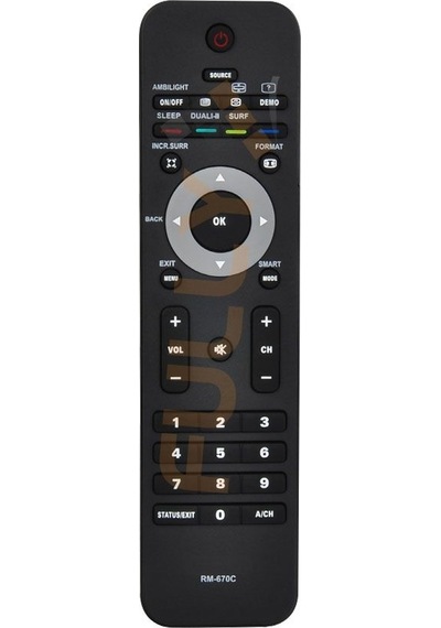 Philips Uyumlu 670C Lcd Kumandası
