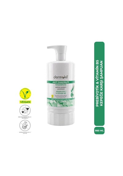 Dermokil Prebiyotik & Vitamin B5 Kepeğe Karşı Şampuan 950 Ml Kepekli